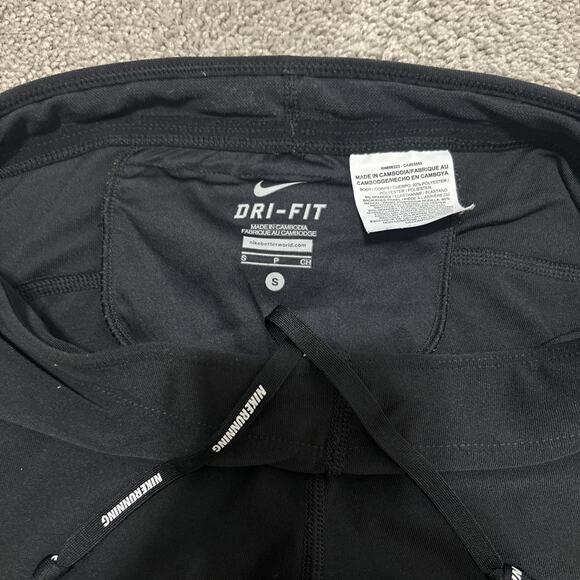 Nike Tech 2 Running Leggings Women Size Small Black 640143-010 - Picture 2 of 5